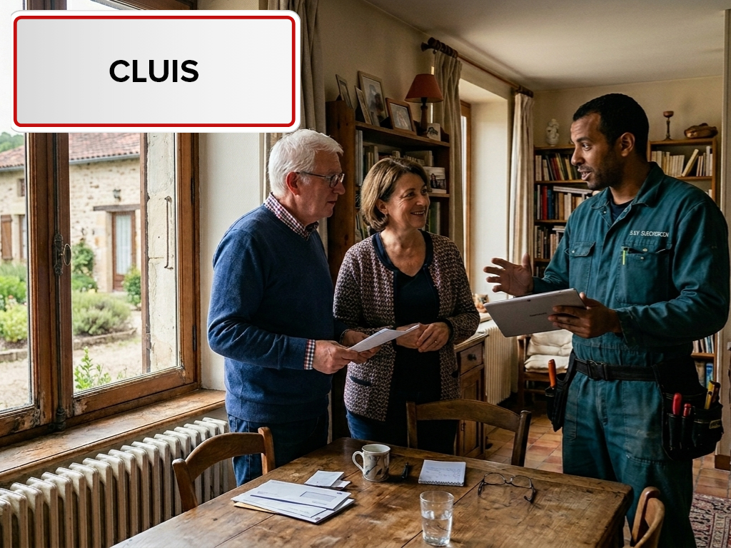Installation de pompe à chaleur à Cluis (36340) dans l'Indre