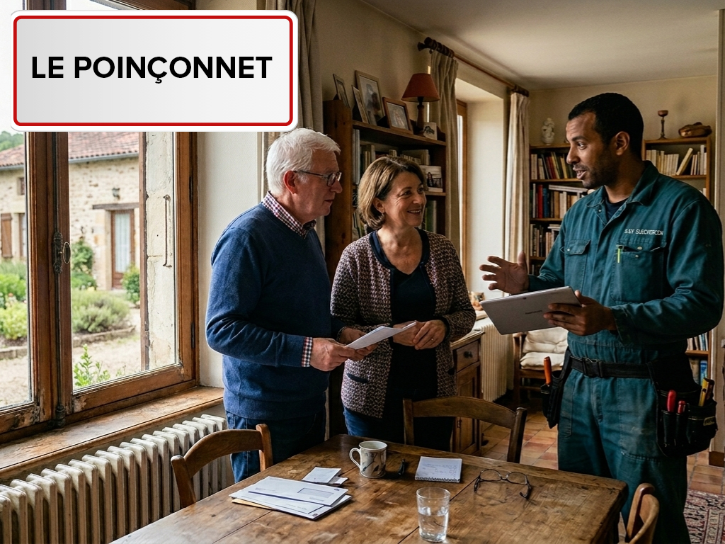 Installation de pompe à chaleur à Le Poinçonnet (36330) dans l'Indre